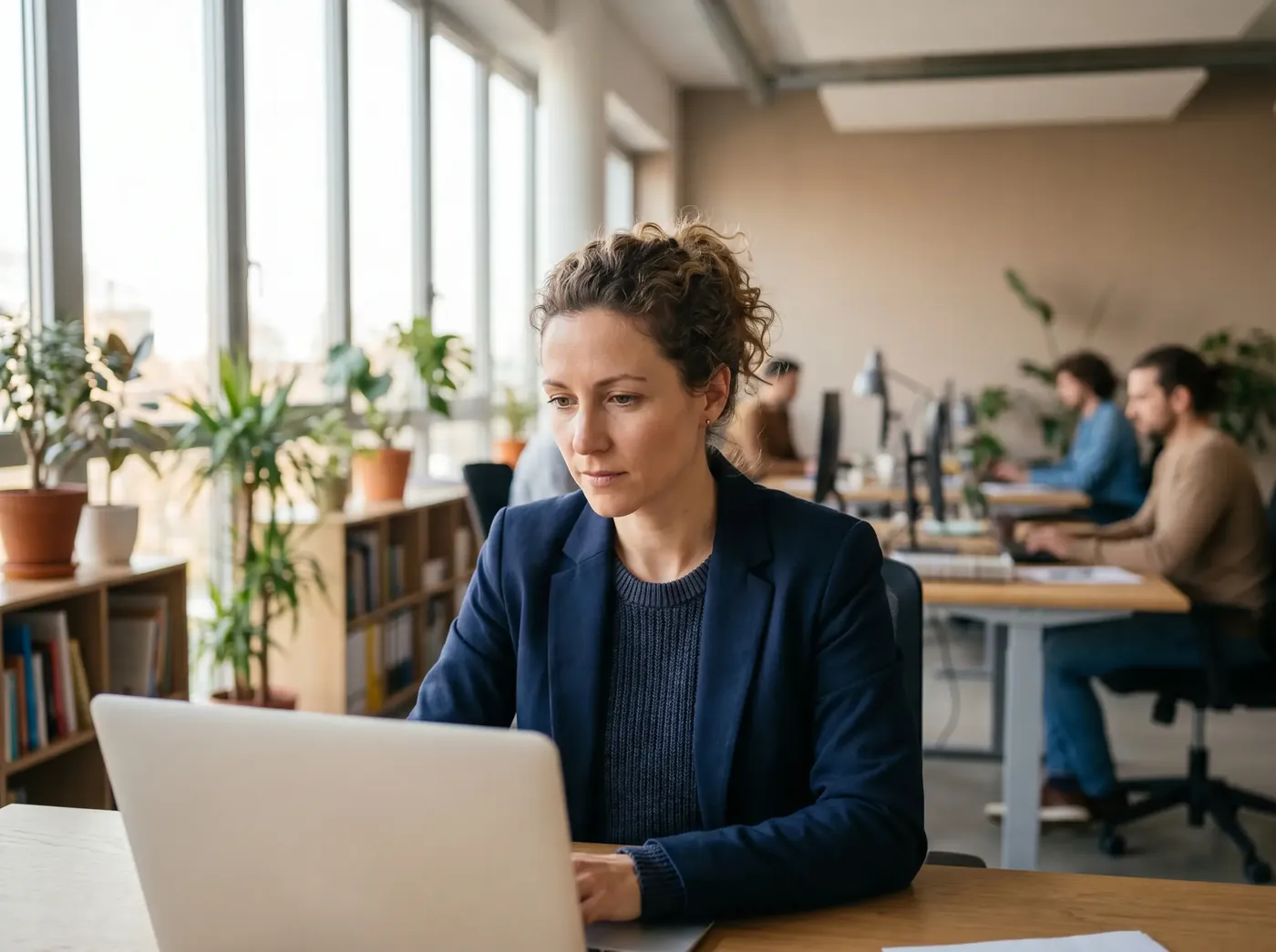 Im Büro – auch hier ist die Arbeitskraft das größte Vermögen